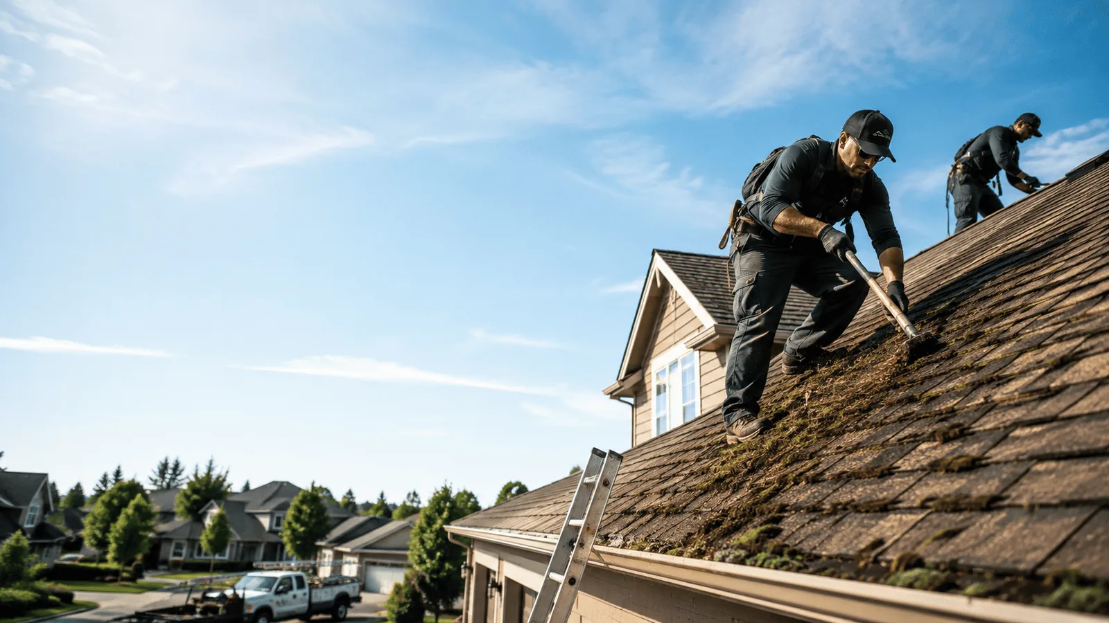 Roof Moss Removal in Bryan, OH near me